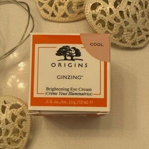 NEW Origins GinZing Brightening Eye‎ Cream 0.5oz Vitamin C Depuff Dark Circles